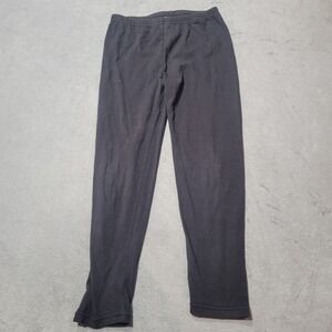 Piper Leggings Girls Black Solid Cotton Blend Elastic Waist‎ Casual Basic